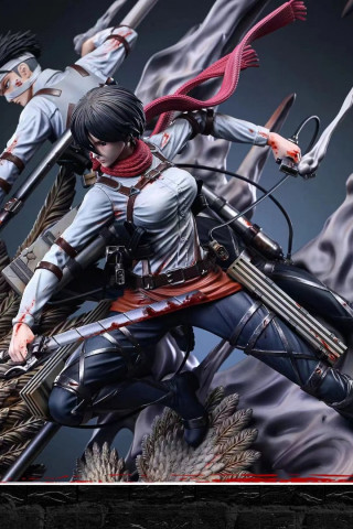 The War of Ending – Mikasa & Levi VS Eren