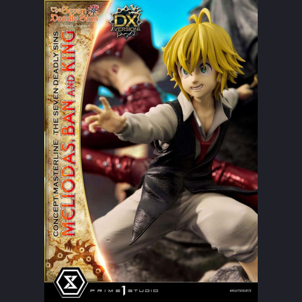 Prime 1 Studio CMNTZ-01 Meliodas, Ban and King - The Seven Deadly Sins