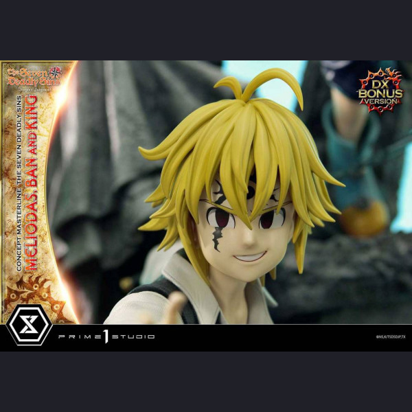 Prime 1 Studio CMNTZ-01 Meliodas, Ban and King - The Seven Deadly Sins