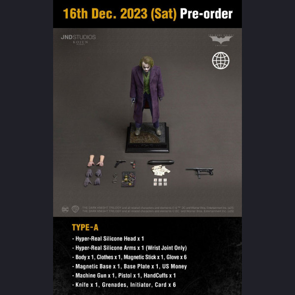 JND STUDIOS KJW001 1/6 Scale THE DARK KNIGHT - The JOKER