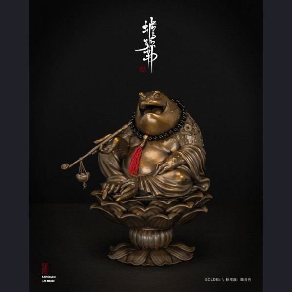 Toad Maitreya Bronze Incense Censer