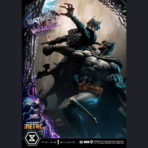 Prime 1 Studio UPMDCMT-01 1/4 Batman versus Batman Who Laughs