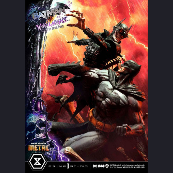 Prime 1 Studio UPMDCMT-01 1/4 Batman versus Batman Who Laughs