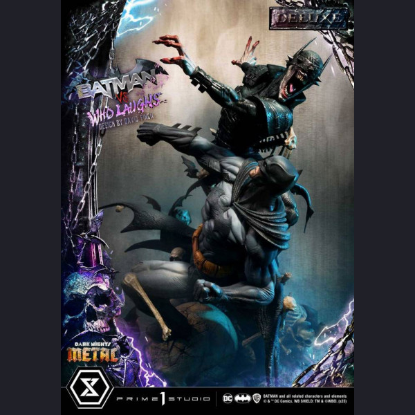 Prime 1 Studio UPMDCMT-01 1/4 Batman versus Batman Who Laughs