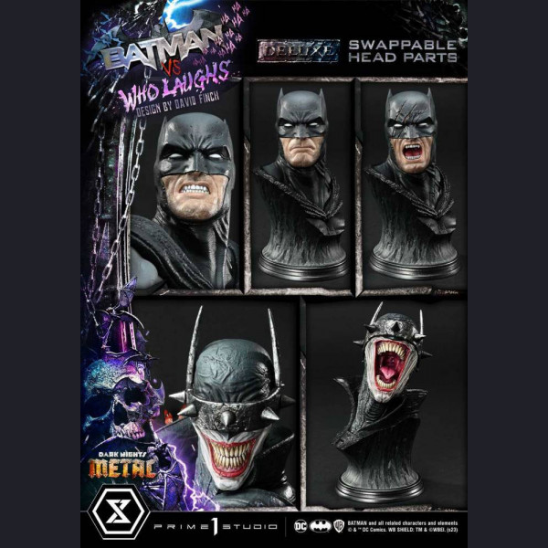 Prime 1 Studio UPMDCMT-01 1/4 Batman versus Batman Who Laughs