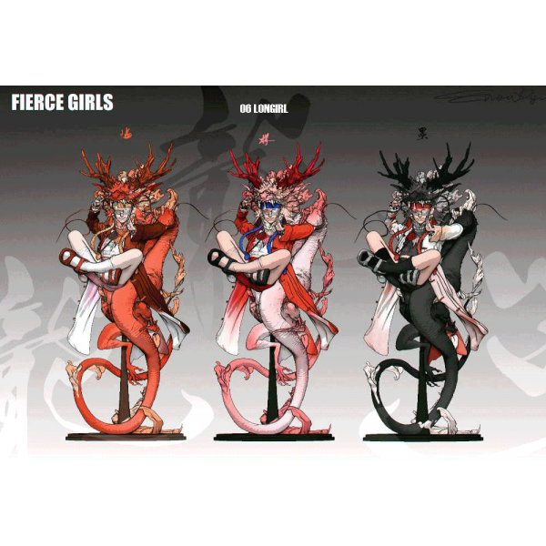 Entei Ryu Fierce Girls –（LONGIRLドラゴンヘッド）(Kit)