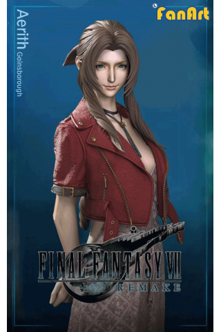 FanArt Aerith Gainsborough – Final Fantasy VII (FF7)