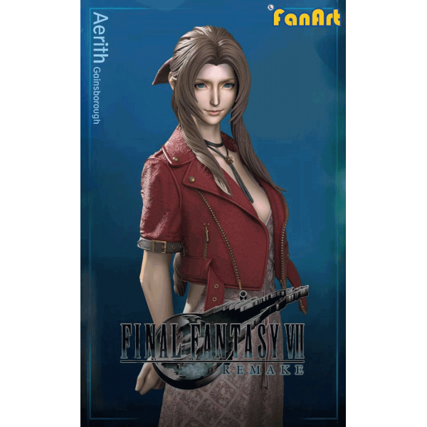 FanArt Aerith Gainsborough – Final Fantasy VII (FF7)