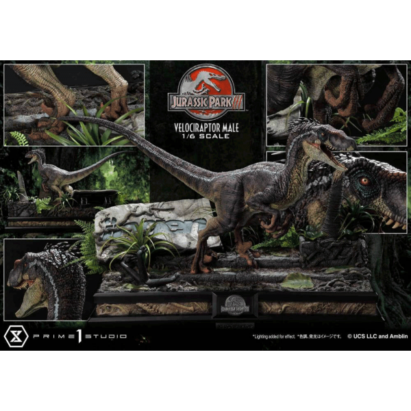 Prime 1 Studio LMCJP-10 1/6 Velociraptor Male - Jurassic Park III (Film)