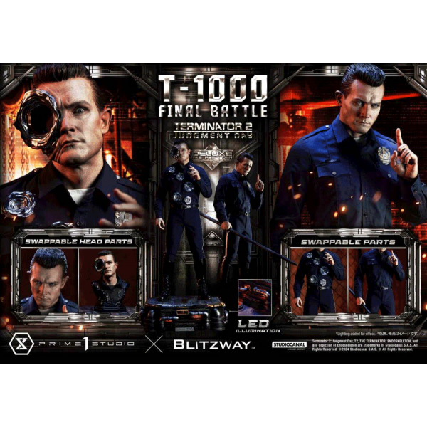 Prime 1 Studio MMT2 T-1000 Statue Terminator 2 Judgement Day