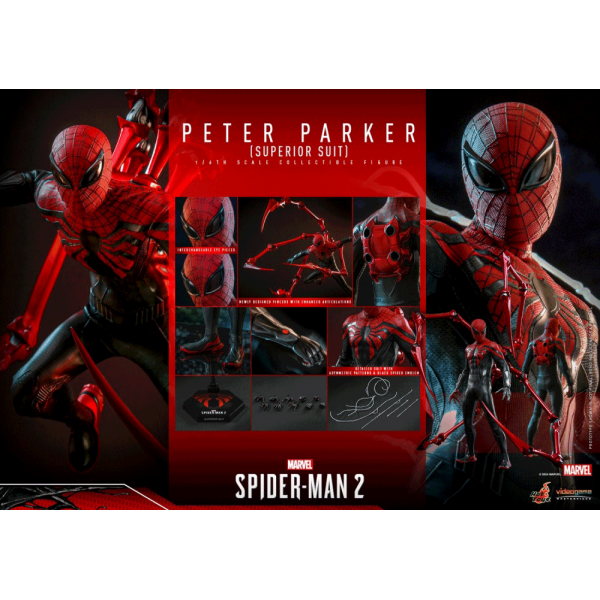 Hot Toys VGM61 1/6 Scale PETER PARKER (SUPERIOR SUIT)