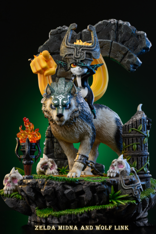 Wake Studio - Wolf Link and Midna - Legend of Zelda