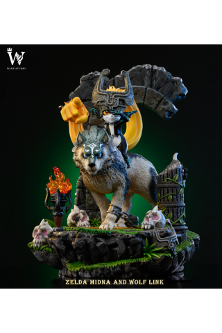 Wake Studio - Wolf Link and Midna - Legend of Zelda