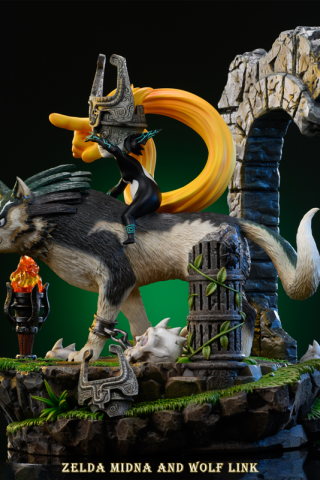 Wake Studio - Wolf Link and Midna - Legend of Zelda