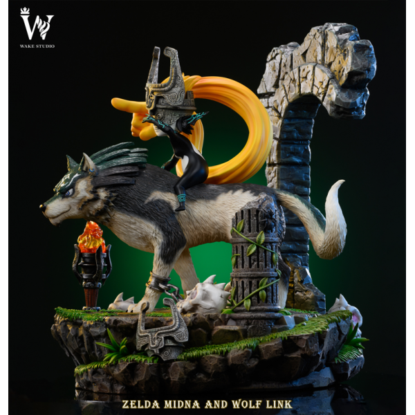 Wake Studio - Wolf Link and Midna - Legend of Zelda