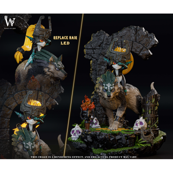 Wake Studio - Wolf Link and Midna - Legend of Zelda