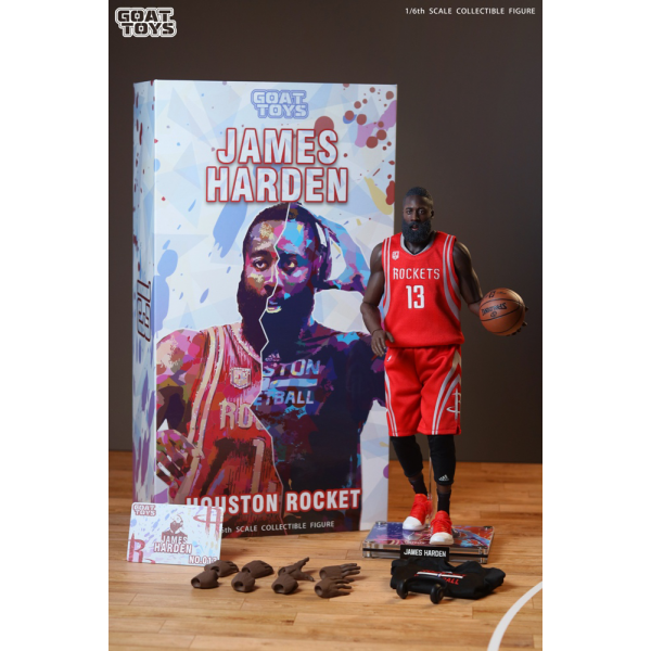 Goat Toys - Sixth Scale James Harden (Houston Rockets) Action Figure - NBA