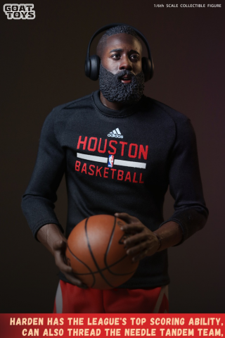 Goat Toys - Sixth Scale James Harden (Houston Rockets) Action Figure - NBA