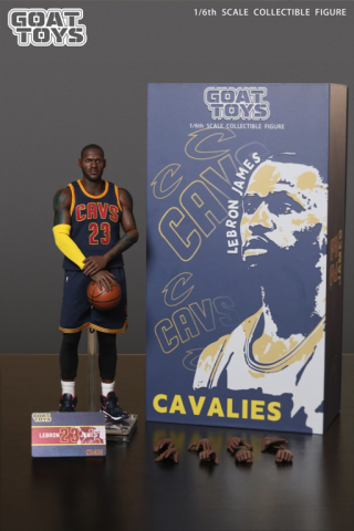 Goat Toys - Sixth Scale Lebron James (Cleveland Cavaliers) Action Figure - NBA