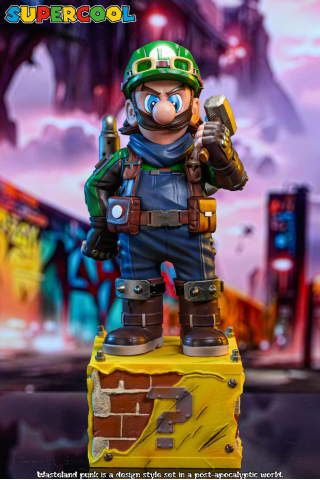 Supercool - Luigi - Super Mario - Wasteland Punk