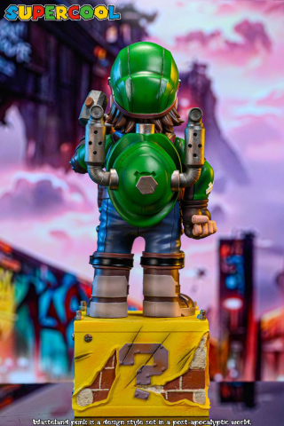 Supercool - Luigi - Super Mario - Wasteland Punk