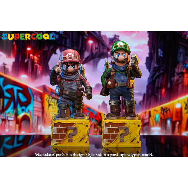 Supercool - Luigi - Super Mario - Wasteland Punk