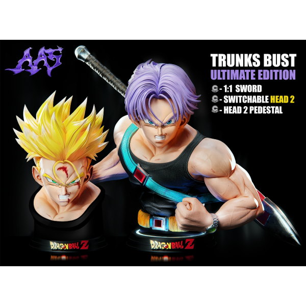 AAS Studio - Life Size Trunks Bust - Dragon Ball