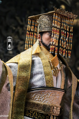 303TOYS - 1/6 - YIN SHOU, KING OF SHANG (COPPER & SILK CORONATION ATTIRE EDITION)