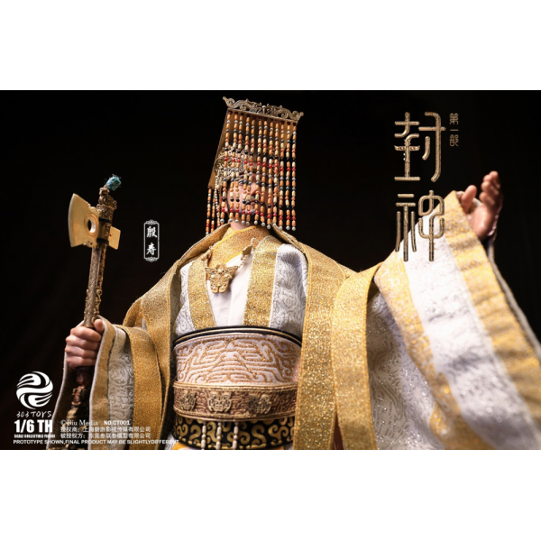 303TOYS - 1/6 - YIN SHOU, KING OF SHANG (COPPER & SILK CORONATION ATTIRE EDITION)