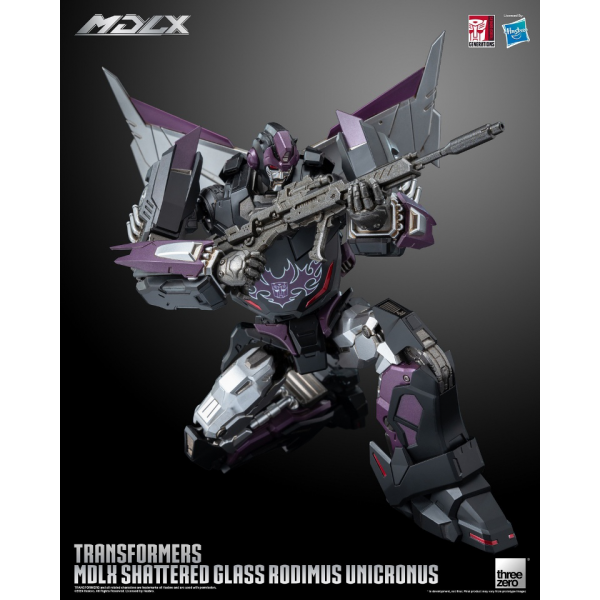 ThreeZero 3Z0717 Transformers MDLX Shattered Glass Rodimus Unicronus