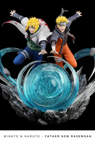 Chikara Studio - Father Son Rasengan - Namikaze Minato & Uzumaki Naruto