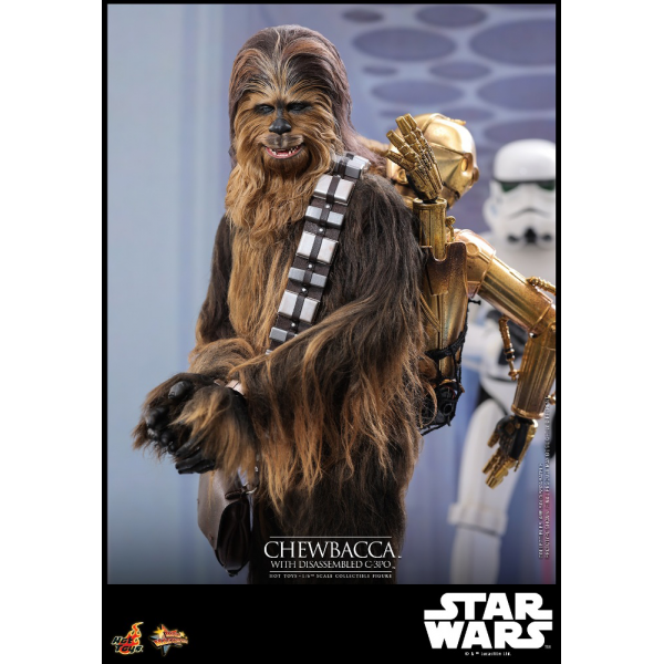 Hot Toys MMS766 1/6 Scale CHEWBACCA™ WITH DISASSEMBLED C-3PO™