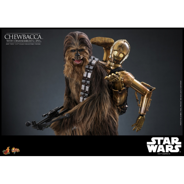 Hot Toys MMS766 1/6 Scale CHEWBACCA™ WITH DISASSEMBLED C-3PO™