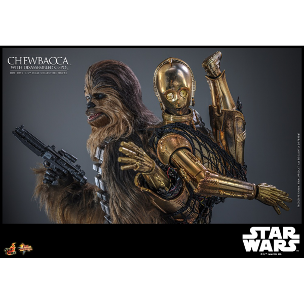 Hot Toys MMS766 1/6 Scale CHEWBACCA™ WITH DISASSEMBLED C-3PO™