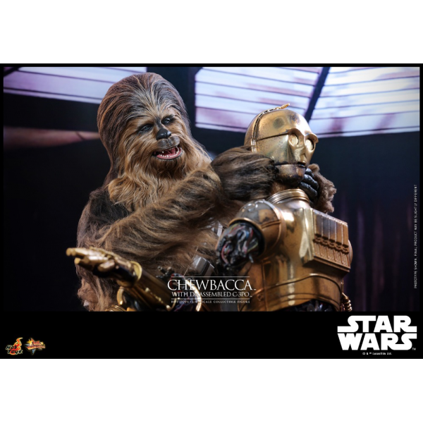 Hot Toys MMS766 1/6 Scale CHEWBACCA™ WITH DISASSEMBLED C-3PO™