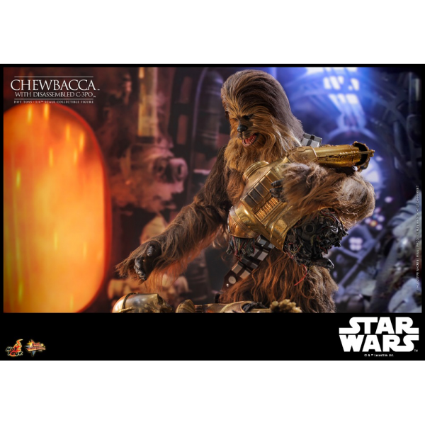 Hot Toys MMS766 1/6 Scale CHEWBACCA™ WITH DISASSEMBLED C-3PO™