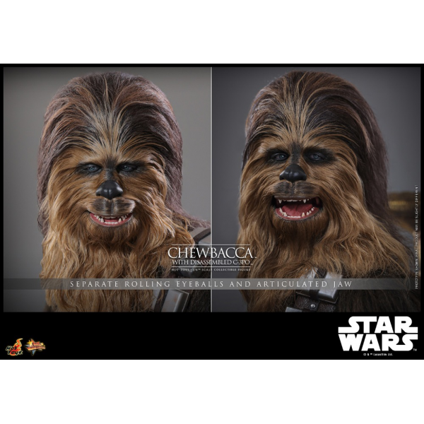 Hot Toys MMS766 1/6 Scale CHEWBACCA™ WITH DISASSEMBLED C-3PO™