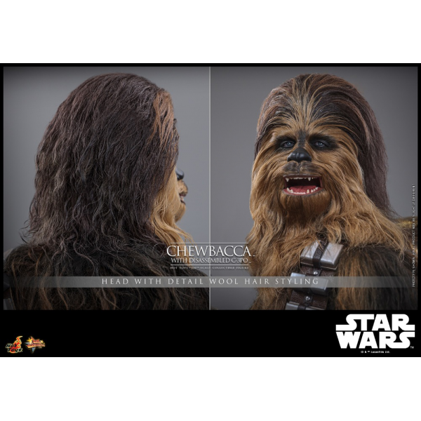 Hot Toys MMS766 1/6 Scale CHEWBACCA™ WITH DISASSEMBLED C-3PO™