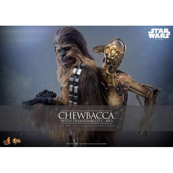 Hot Toys MMS766 1/6 Scale CHEWBACCA™ WITH DISASSEMBLED C-3PO™