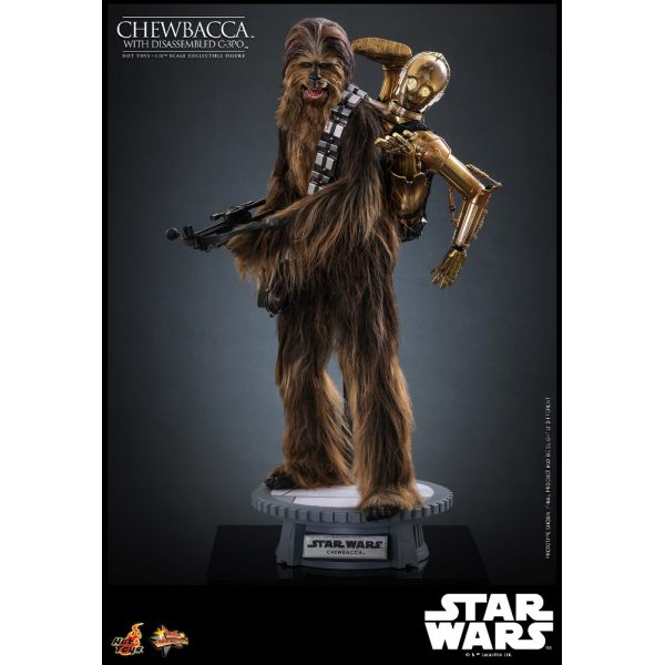 Hot Toys MMS766 1/6 Scale CHEWBACCA™ WITH DISASSEMBLED C-3PO™