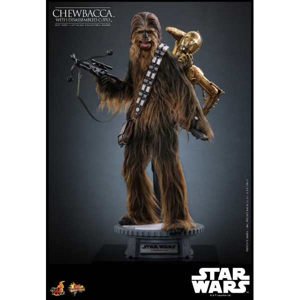 Hot Toys MMS766 1/6 Scale CHEWBACCA™ WITH DISASSEMBLED C-3PO™