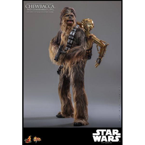 Hot Toys MMS766 1/6 Scale CHEWBACCA™ WITH DISASSEMBLED C-3PO™