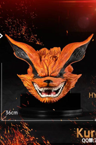 MOS Studio - Kurama Head (Statue / Wall Mount) - Naruto