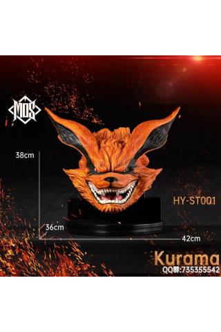 MOS Studio - Kurama Head (Statue / Wall Mount) - Naruto