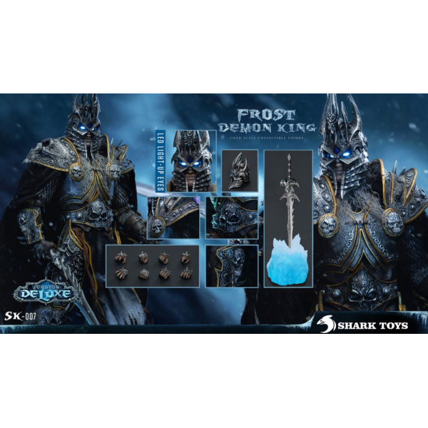 SHARK TOYS 1/6 Frost Demon King (Lich King) Action Figure (SK-007/SK-008)