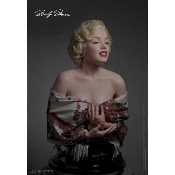 DAMTOYS - Marilyn Monroe Platinum Silicone 1/1 Statue, A Timeless Tribute to an Icon