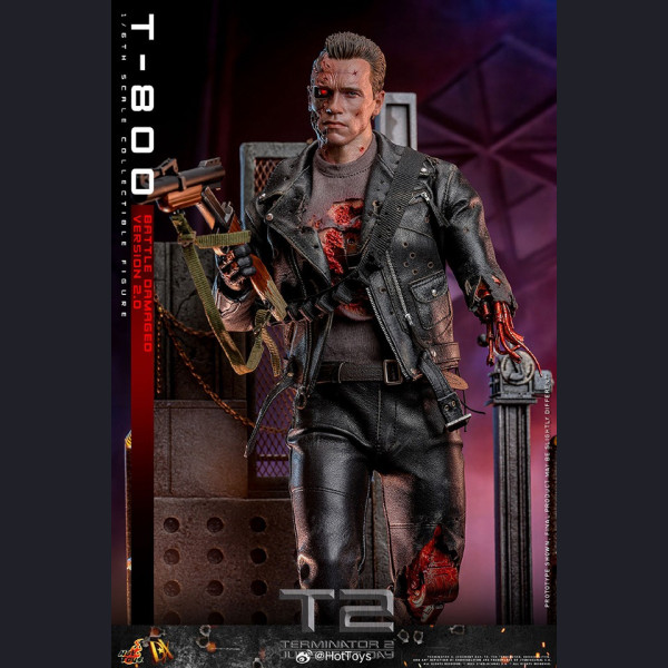 Hot Toys DX46 1/6 Scale T-800 (Battle Damaged Version 2.0)