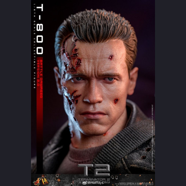 Hot Toys DX46 1/6 Scale T-800 (Battle Damaged Version 2.0)