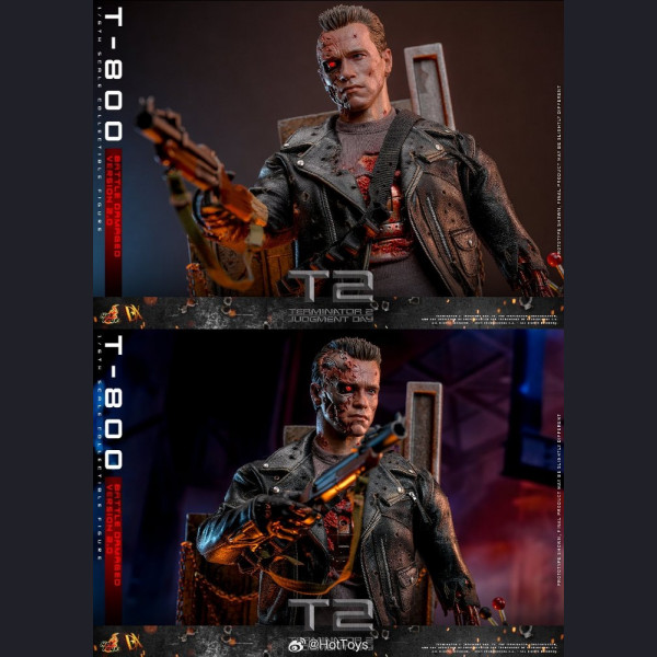 Hot Toys DX46 1/6 Scale T-800 (Battle Damaged Version 2.0)