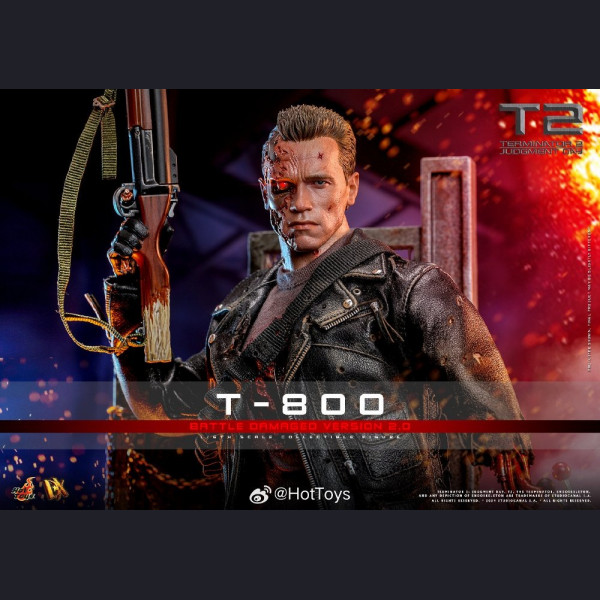 Hot Toys DX46 1/6 Scale T-800 (Battle Damaged Version 2.0)